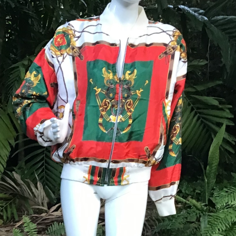 Vintage bomber jacket 80s